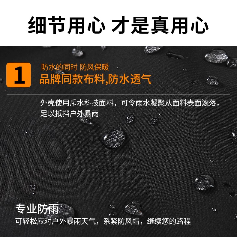 沖鋒衣細(xì)節(jié)展示